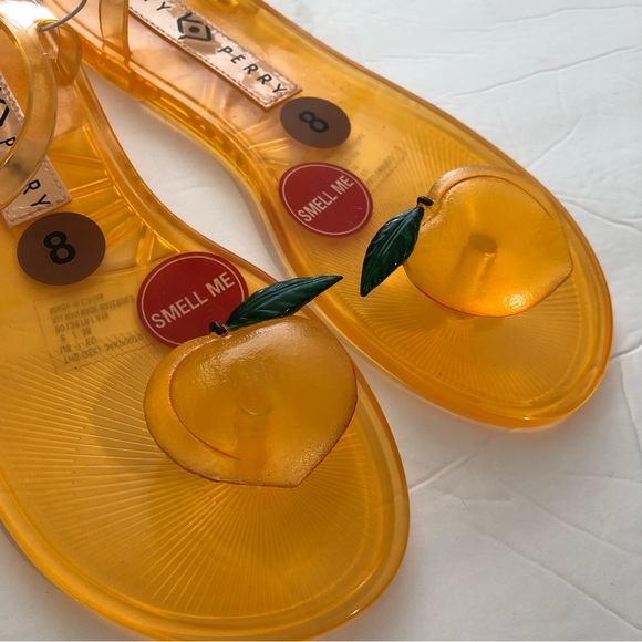 Katy Perry Apricot scented jelly sandals NWOT - Picture 3 of 10